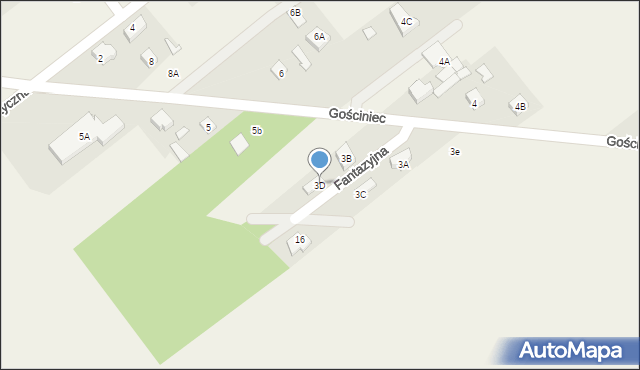 Wola Gołkowska, Gościniec, 3D, mapa Wola Gołkowska