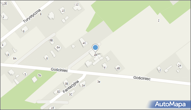 Wola Gołkowska, Gościniec, 4A, mapa Wola Gołkowska