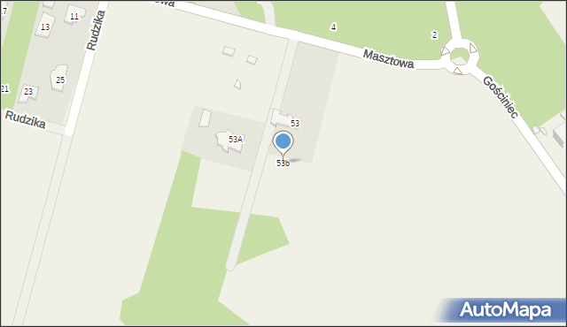Wola Gołkowska, Gościniec, 53b, mapa Wola Gołkowska