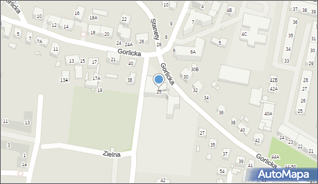 Wrocław, Gorlicka, 25, mapa Wrocławia