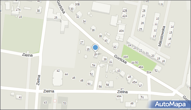 Wrocław, Gorlicka, 37, mapa Wrocławia