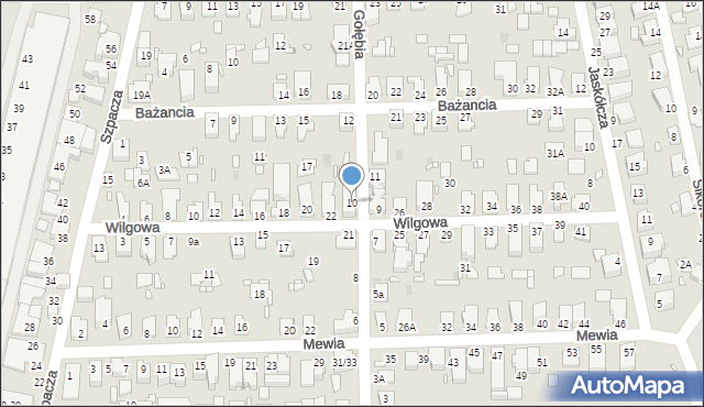 Wrocław, Gołębia, 10, mapa Wrocławia