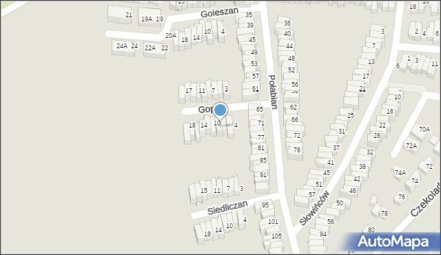 Wrocław, Goplan, 8, mapa Wrocławia