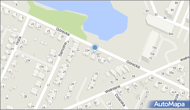 Wrocław, Górecka, 29, mapa Wrocławia