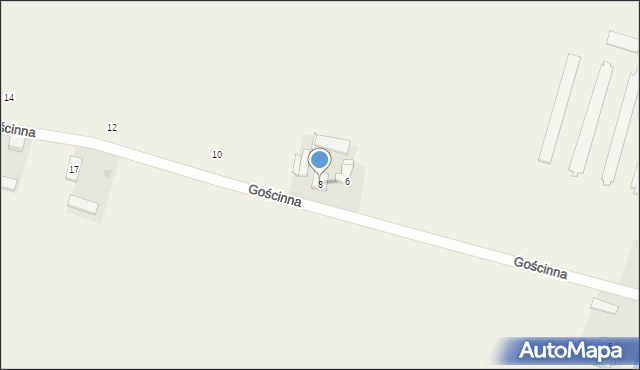 Wronowice, Gościnna, 8, mapa Wronowice