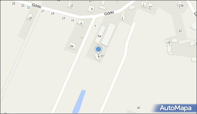 Zabijak, Górki, 5, mapa Zabijak