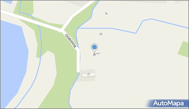 Zaborze, Gościnna, 35, mapa Zaborze