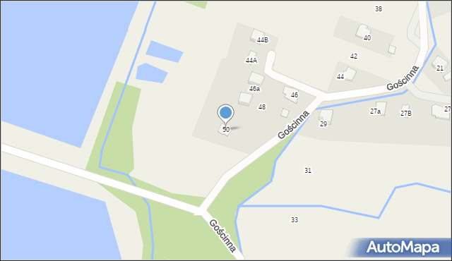 Zaborze, Gościnna, 50, mapa Zaborze