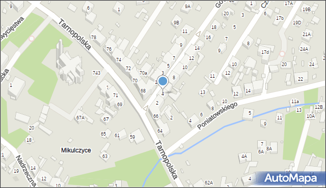 Zabrze, Gogola Mikołaja, 4, mapa Zabrza