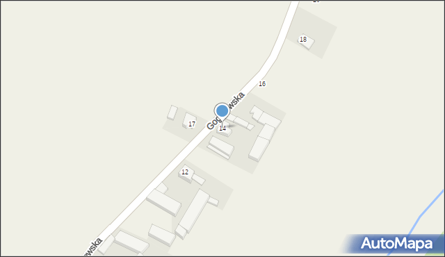 Zakrzewice, Gogolewska, 14, mapa Zakrzewice
