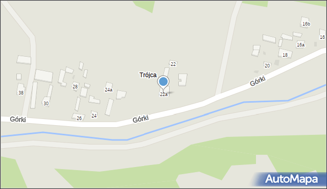 Zawichost, Górki, 22a, mapa Zawichost