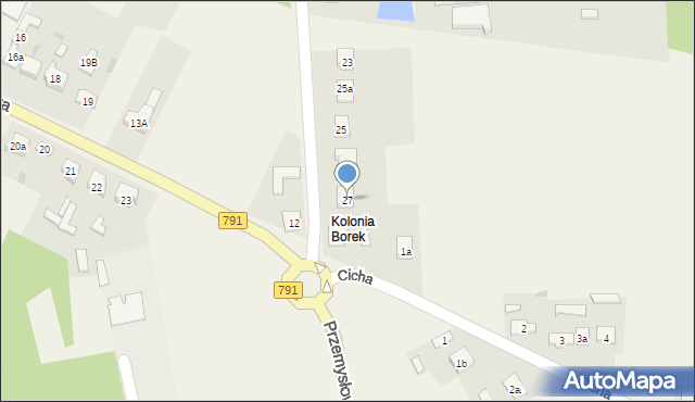 Zawodzie, Górnicza, 27, mapa Zawodzie