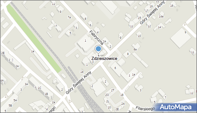 Zdzieszowice, Góry Świętej Anny, 5, mapa Zdzieszowice