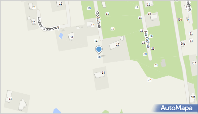 Żelechów, Gościnna, 16, mapa Żelechów