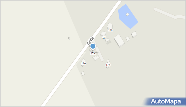 Żerków, Górki, 17a, mapa Żerków