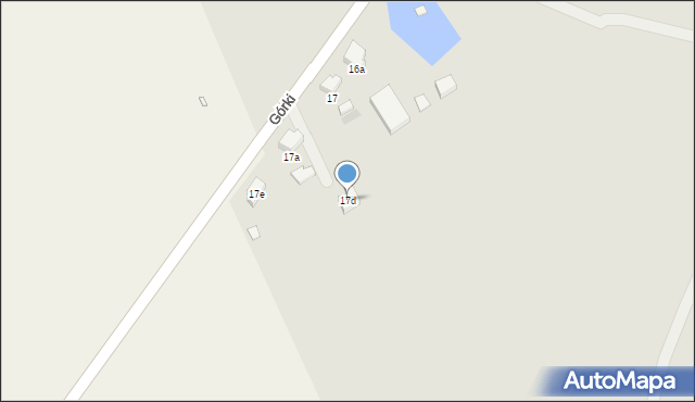 Żerków, Górki, 17d, mapa Żerków