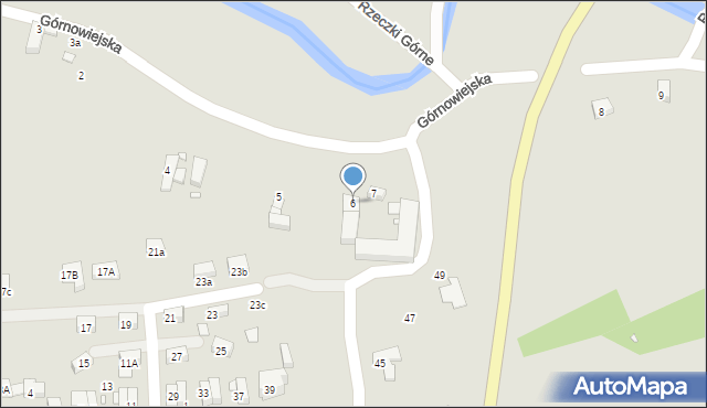 Zgorzelec, Górnowiejska, 6, mapa Zgorzelec