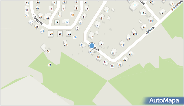 Ziębice, Górna, 8, mapa Ziębice