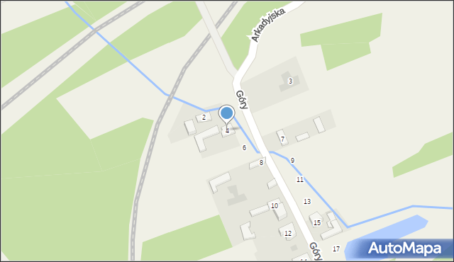 Zielkowice, Góry, 4, mapa Zielkowice