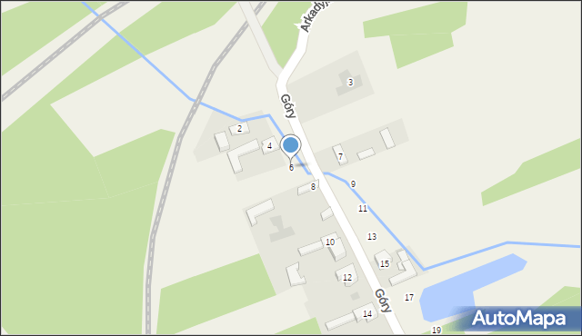 Zielkowice, Góry, 6, mapa Zielkowice