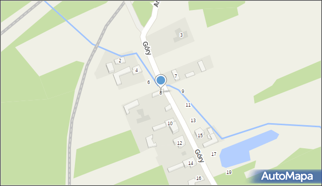 Zielkowice, Góry, 8, mapa Zielkowice