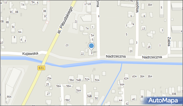 Zielonka, Górna, 1, mapa Zielonka