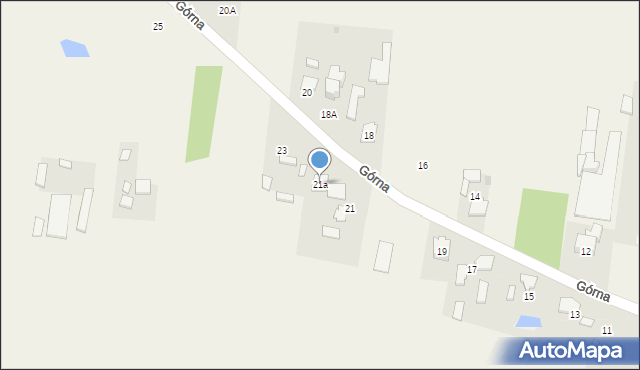 Żukówka, Górna, 21a, mapa Żukówka
