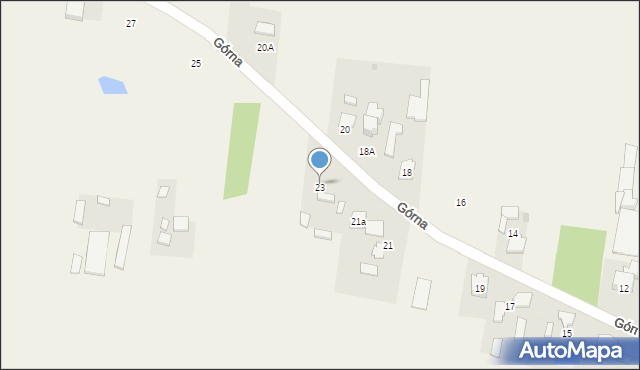 Żukówka, Górna, 23, mapa Żukówka