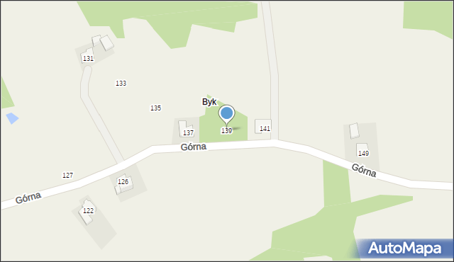 Zygodowice, Górna, 139, mapa Zygodowice