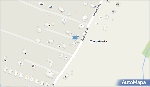 Andrychów, Graniczna, 5, mapa Andrychów