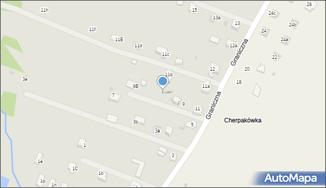 Andrychów, Graniczna, 9a, mapa Andrychów