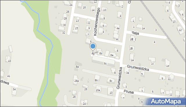 Andrychów, Grunwaldzka, 4g, mapa Andrychów