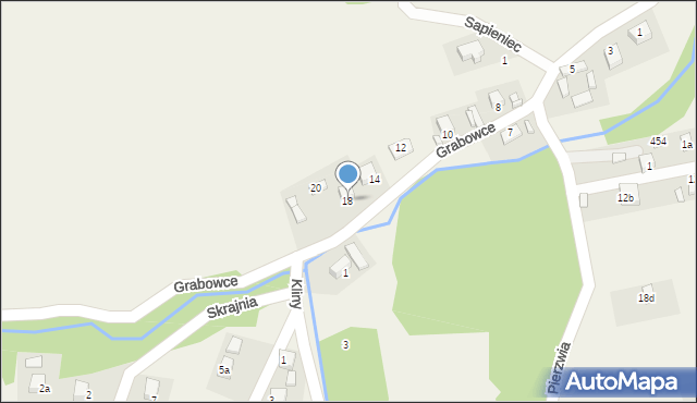 Barcice, Grabowce, 18, mapa Barcice