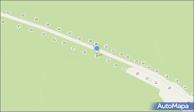 Będkowice, Grzybowa, 33, mapa Będkowice