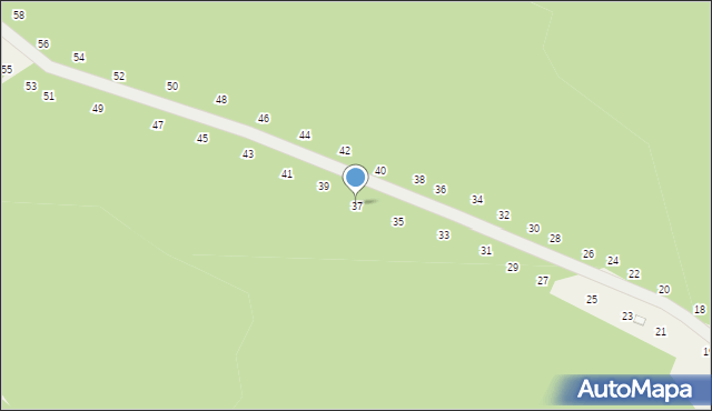 Będkowice, Grzybowa, 37, mapa Będkowice