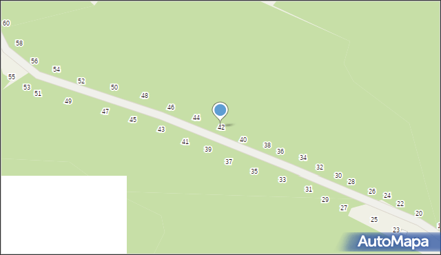 Będkowice, Grzybowa, 42, mapa Będkowice