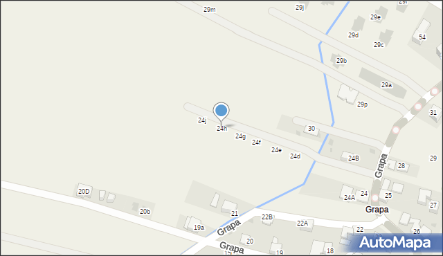 Białka Tatrzańska, Grapa, 24h, mapa Białka Tatrzańska