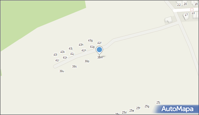 Bibice, Graniczna, 39m, mapa Bibice