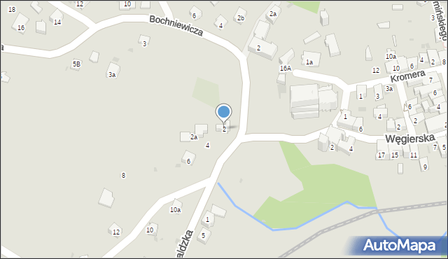 Biecz, Grunwaldzka, 2, mapa Biecz