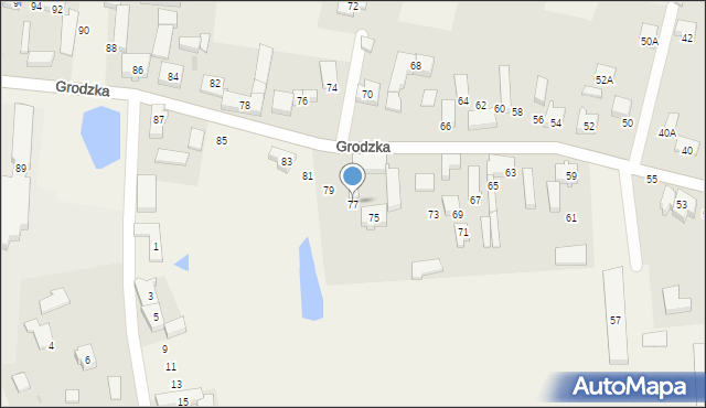 Bierkowo, Grodzka, 77, mapa Bierkowo
