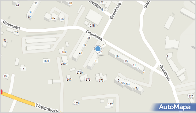 Bieruń, Granitowa, 29, mapa Bieruń