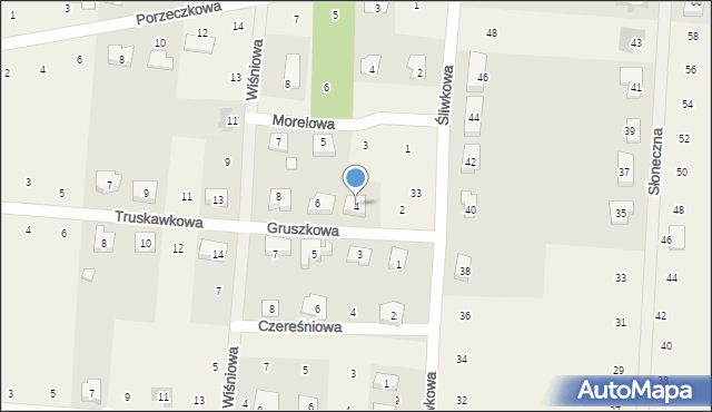 Biskupice, Gruszkowa, 4, mapa Biskupice