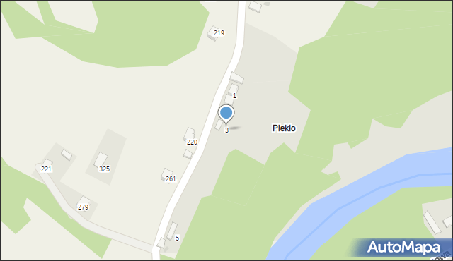 Bobowa, Graniczna, 3, mapa Bobowa