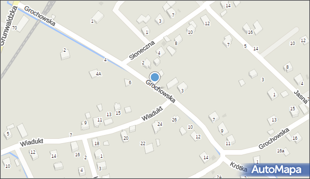 Bobowa, Grochowska, 8, mapa Bobowa