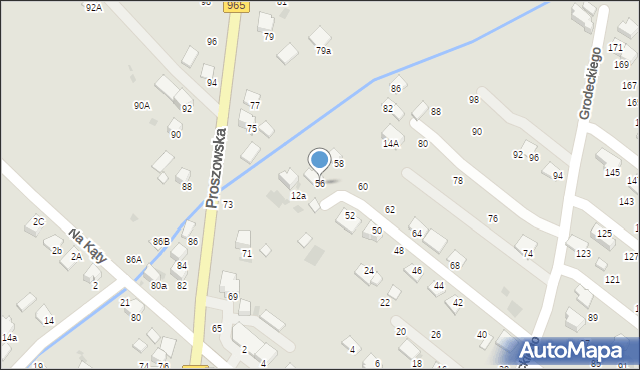 Bochnia, Grodeckiego Romana, 56, mapa Bochni