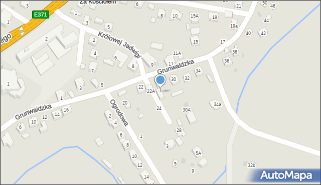 Boguchwała, Grunwaldzka, 26A, mapa Boguchwała