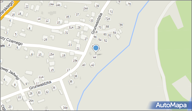 Boguchwała, Grunwaldzka, 46, mapa Boguchwała