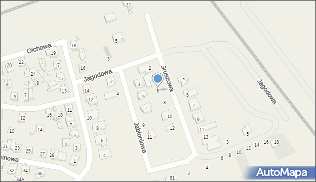 Bogucin, Gruszowa, 6, mapa Bogucin