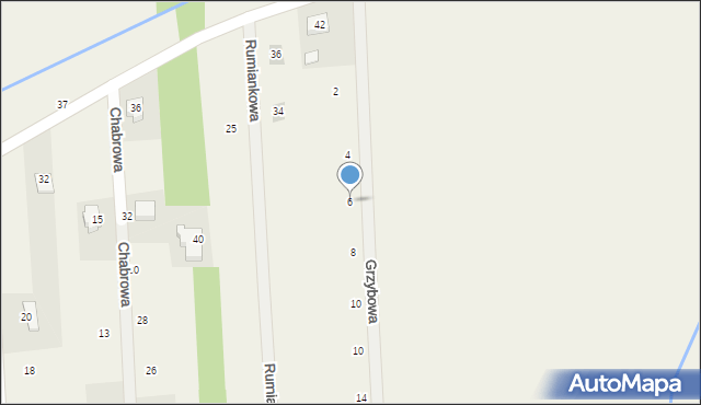 Brańszczyk, Grzybowa, 6, mapa Brańszczyk