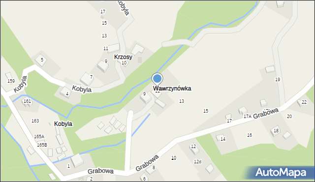 Brenna, Grabowa, 11, mapa Brenna